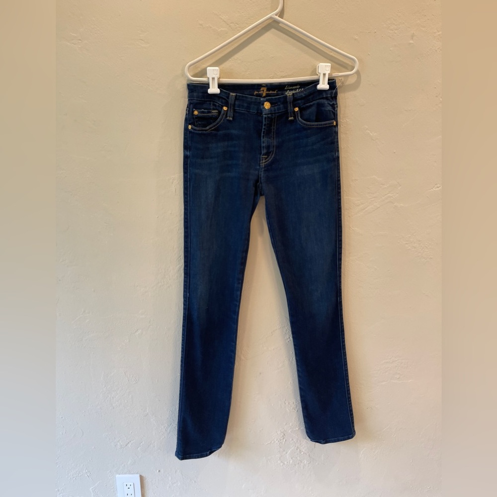 7 For All Mankind size 27 Kimmie straight leg jeans